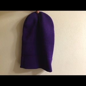 Purple beanie